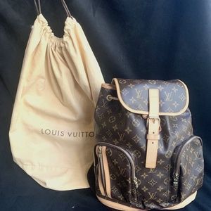 Louis Vuitton Monogram Sac A Dos Bosphore Backpack with Original Dustbag